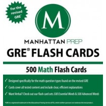 Manhattan Prep: GRE Flash Cards: 500 Math Flash Cards