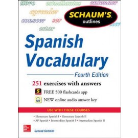 Schaum's Outline of Spanish Vocabulary, 4E