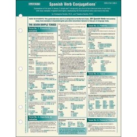 Spanish Verbs Conjugation Card
