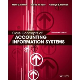 Core Concepts of Accounting Information Systems, 13e