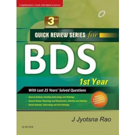 Quick Review Series for BDS 1st Year (Complimentary e-book with digital resources), 3/e